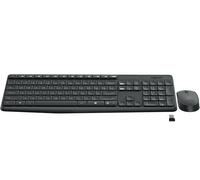 Logitech Tastiera e mouse wireless MK235 – QWERTZ ceco/slovacco, Grey