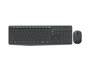 Logitech MK235 tastiera RF Wireless Bulgaro Black