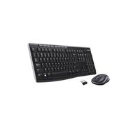Logitech MK270 Combo Tastiera e Mouse Wireless per Windows, Layout Francese AZERTY - Nero