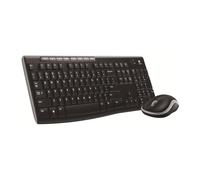 Logitech MK270 Combo Tastiera e Mouse Wireless per Windows, Layout Internazionale QWERTY - Nero