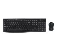 Logitech MK270 tastiera RF Wireless QWERTY Spagnolo Nero