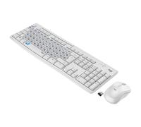 Logitech Mk295 Kit Mouse E Tastiera Wireless + Adesivi Layout Russo Ru_