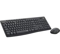 Logitech MK295 Kit Mouse e Tastiera Wireless | Layout Americano QWERTY - Grigio