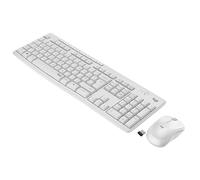 Pacchetto tastiera e mouse - Wireless - Logitech - MK295 - SilentTouch - Tastierino numerico - Tastiera francese AZERTY - Bianco