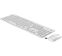 Logitech MK295 Kit Mouse e Tastiera Wireless, Layout Spagnolo Qwerty, Bianco