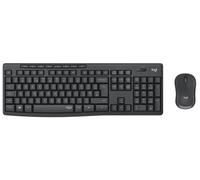 Logitech Kit Tastiera + Mouse RF Wireless Range 10 mt colore Grigio - 920-009797 MK295 Silent Wireless Combo
