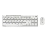 Logitech MK295 Silent Wireless Combo tastiera Mouse incluso USB QWERTY Spagnolo Bianco