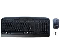 Logitech MK330 Wireless Keyboard and Mouse Combo, QWERTZ German Layout - Black B