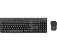Logitech MK370 Combo for Business (920-012077) Full Size (100%) • RF Wireless + Bluetooth • Membrana Key Switch • QWERTY • Grafite • Mouse Incluso (5099206113060)