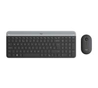 LOGITECH MK470SW - Combinazione tastiera/mouse, wireless, nera