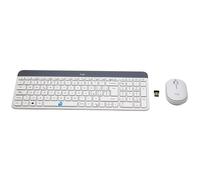 Logitech MK470 Slim Wireless Combo tastiera RF Wireless Italiano Bianco