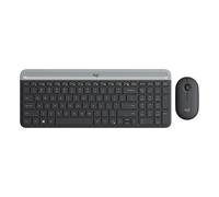 Logitech MK470 Set mouse tastiera wireless silenzioso (nero)