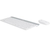 Logitech MK470 Slim Combo Set, wireless, colore bianco