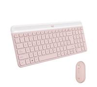 Logitech MK470 Slim Kit Tastiera e Mouse Wireless - Layout Moderno e Compatto, Ultra Silenzioso, Ricevitore USB a 2,4 GHz, Connettività Plug n' Play, Compatibile con Windows, Italiano QWERTY - Rosa