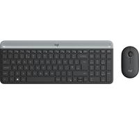 Kit di mouse e tastiera wireless ultrasottili Logitech MK470 in grafite, Ceco/Slovacco (QWERTZ)