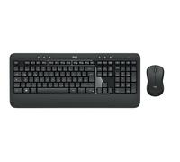 LOGITECH MK540 - Combinazione tastiera/mouse, wireless, nera