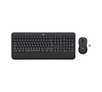 Logitech MK545 Advanced Kit Mouse e Tastiera, Layout Americano QWERTY, Nero
