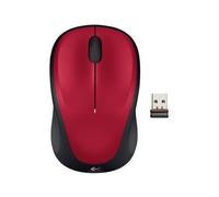 Logitech Mouse Consumer M SERIES M235 Black e Red 910 002496