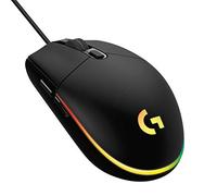 Logitech Mouse da gioco G102 Light Sync con illuminazione RGB personalizzabile, 6 pulsanti programmabili, leggero (nero)