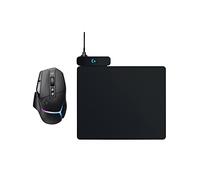 Logitech Mouse gaming con cavo G502 X + Tastiera gaming meccanica RGB G815 LIGHTSYNC, switch LIGHTFORCE, sensore HERO 25K, PC/Windows/macOS - Nero