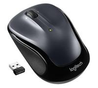 Logitech Mouse wireless M325s, 2,4 GHz con ricevitore USB, tracciamento ottico 1000 DPI, batteria di durata di 18 mesi, PC/Mac/Laptop/Chromebook, colore: argento scuro