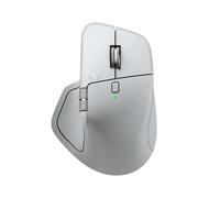Logitech MX Master 4 per Mac, mouse Bluetooth ergonomico con feedback aptico a prestazioni avanzate, scorrimento ultraveloce, ricarica USB-C, macOS, iPadOS, Windows - Bianco argento