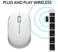 Logitech Mouse Wireless Ottico M171 colore bianco - 910 006867