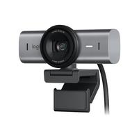 Logitech MX Brio Webcam Ultra HD 4K di Collaborazione e Streaming, 1080p a 60 fps, Doppi microfoni per ridurre il rumore, Modalità Show, USB-C, Copertura Webcam, Funziona con Microsoft Teams, Zoom,