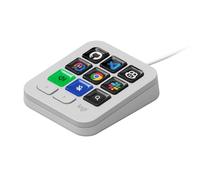 Logitech MX Keypad, macro pad programmabile - Grigio Pallido | Per sviluppatori 9 tasti LCD,profili in base all'applicazione VS Code,GitHub Copilot,IntelliJ,automazione,USB-C,Windows,macOS
