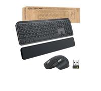 Logitech MX Keys Combo for Business | Gen 2, Tastiera e Mouse Wireless Full Size, Inglese QWERTY - Grigio