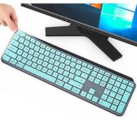 Logitech MX Keys - Cover per tastiera per tastiera Logitech MX Keys Advanced wireless illuminata per tastiera, accessori Logitech MX Keys, colore: menta