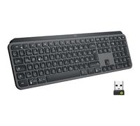 Logitech MX Keys for Business - tastiera wireless retroilluminata, Layout Tedesco QWERTZ - Grigio