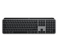 Logitech MX Keys tastiera RF senza fili + Bluetooth QWERTZ Tedesco Alluminio, Nero [920-009553]