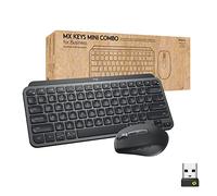 Logitech MX Keys Mini Combo per Business, tastiera e mouse wireless compatti, tecnologia Logi Bolt, Bluetooth, Windows/Mac/Chrome/Linux, certificato - grigio