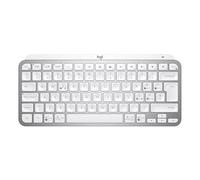 Logitech MX Keys Mini Tastiera Illuminata Wireless, ITA QWERTY | Minimal, Compatta, Bluetooth, Retroilluminata, USB-C, macOS, iOS, Windows, Linux, Android, Metallo, Grigio chiaro