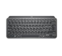 Logitech MX Keys Mini Tastiera Illuminata Wireless, Minimal, Compatta, Bluetooth, Retroilluminata, USB-C, Compatibile con Apple macOS, iOS, Windows, Linux, Android, in Metallo