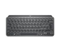 Logitech MX Keys Mini Tastiera Illuminata Wireless, Minimal, Compatta, Bluetooth, Retroilluminata, USB-C, Compatibile con Apple/macOS/iOS/Windows/Linux/Android, Layout Qwerty Italiano, Grafite