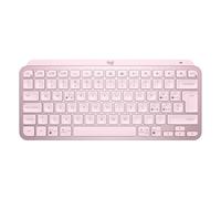 Logitech MX Keys Mini Tastiera Illuminata Wireless, Minimal, Compatta, Bluetooth, Retroilluminata, USB-C, Compatibile Con Apple MacOS, IOS, Windows, Linux, Android, In Metallo - Rosa