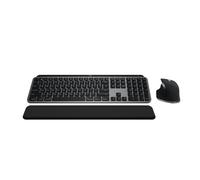 Logitech MX Keys S Combo per Mac, tastiera e mouse wireless con poggiapolsi, tastiera retroilluminata, mouse wireless a scorrimento rapido, Bluetooth USB C per MacBook Pro, MacBook Air, iMac, iPad -