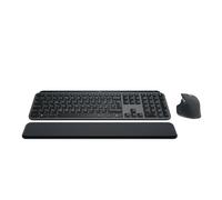 Logitech MX Keys S Combo - Tastiera e Mouse Wireless con Palm Rest