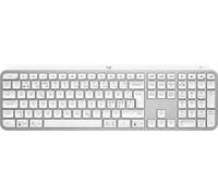 Logitech MX Keys S tastiera RF senza fili + Bluetooth QWERTY Danese, Finlandese, Norvegese, Svedese Alluminio, Bianco NEW