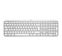 LOGITECH - Mx Keys S Tastiera Rf Senza Fili + Bluetooth Qwertz Tedesco Alluminio, Bianco