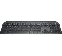 Logitech MX Keys Tastiera, Layout Americano Qwerty, Grigio, Wireless Illuminata Avanzata