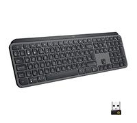 Logitech MX Keys Tastiera, Layout Tedesco Qwertz, Nero (Grafite)