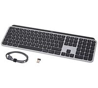Logitech MX Keys Tastiera Wireless Illuminata Avanzata per Mac, Layout Inglese Q