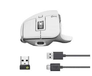 Logitech MX Master 3S mouse Ufficio Mano destra RF senza fili + Bluetooth Laser 8000 DPI - Nouvo