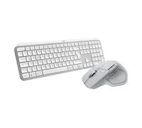 Logitech MX Master 4, mouse wireless ergonomico con feedback tattile ad alte prestazioni, ultraveloce, ricarica USB-C, Bluetooth, Windows, macOS+MX Keys S, Tastiera Wireless,ITA QWERTY - Grigio chiaro