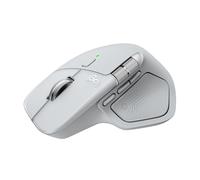 Logitech MX Master 4 per Mac, mouse Bluetooth ergonomico con feedback aptico a prestazioni avanzate, scorrimento ultraveloce, ricarica USB-C, macOS, iPadOS, Windows - Bianco argento