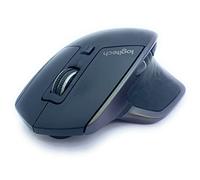 Logitech MX Master Mouse Wireless Amz, Bluetooth/2.4 GHz Con Mini Ricevitore USB Unifying, Tracciamento Laser 1000 DPI Qualsiasi Superficie, 5 Pulsanti, Versione Amazon, PC/Mac/Laptop, Nero Grafite