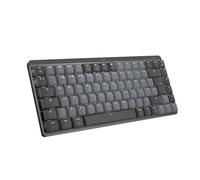 Logitech MX Mechanical Mini Tastiera Retroilluminata Wireless per Mac, Switch a Basso Profilo, Tasti Tattili Silenziosi, Retroilluminati, Bluetooth, USB-C, Apple, iPad, QWERTY US Intl - Space Grey